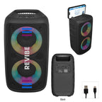 Tower Speaker with Phone Holder, Wireless Full Color - Wireless Speaker Tower With Phone Holder