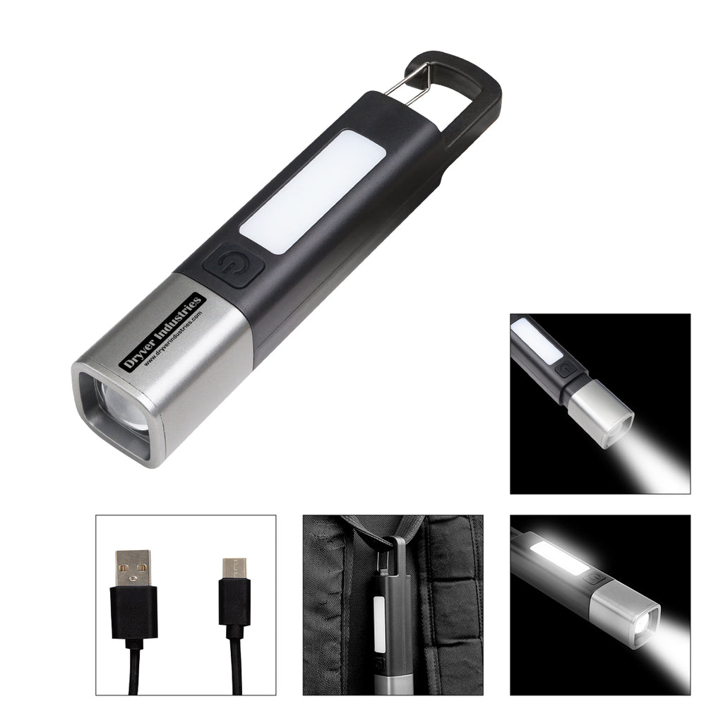 Trailblazer COB Flashlight, Rechargeable