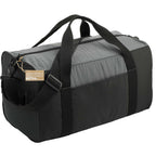 Trailhead Duffel Bag in Recycled Nylon Ripstop - Black/Gray - Right Angle 3