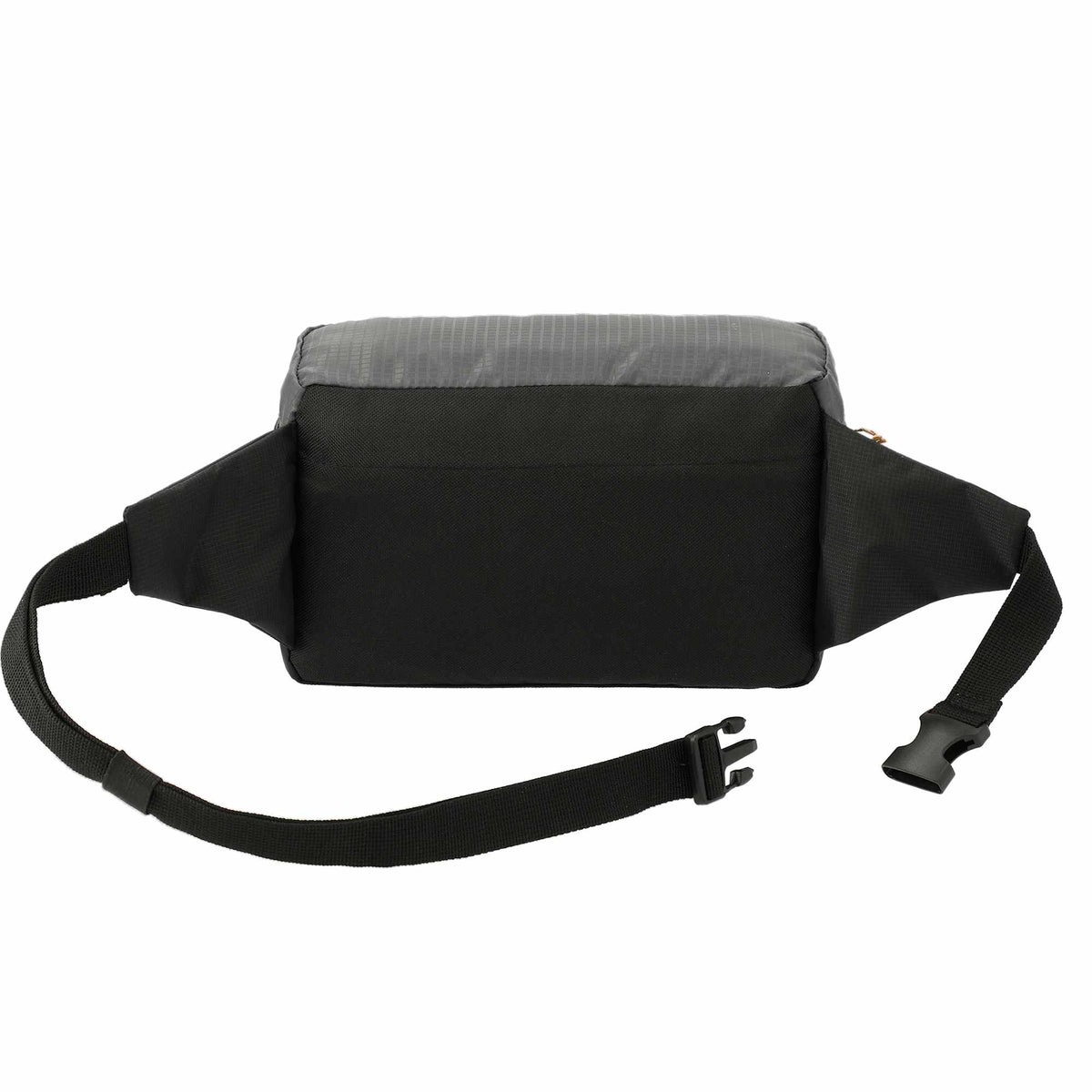 Trailhead Fanny Pack in Recycled Nylon Ripstop Embroidery - Black/Gray - Back