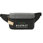 Trailhead Fanny Pack in Recycled Nylon Ripstop Embroidery - Black/Gray - Front