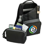Trailhead Lightweight Backpack in Recycled Ripstop, 30L Embroidery - Black/Gray - Right Angle 2