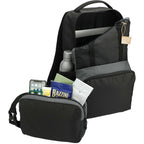 Trailhead Lightweight Backpack in Recycled Ripstop, 30L Embroidery - Black/Gray - Right Angle 4