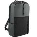 Trailhead Lightweight Cinch Pack in Recycled Nylon, 15L Transfer - Black/Gray - Right Angle 3
