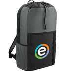 Trailhead Lightweight Cinch Pack in Recycled Nylon, 15L Transfer - Black/Gray - Right Angle