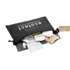 Trailhead Recycled Ripstop Zip Pouch Transfer - Black/Gray - Left Angle