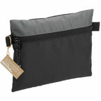 Trailhead Recycled Ripstop Zip Pouch Transfer - Black/Gray - Right Angle