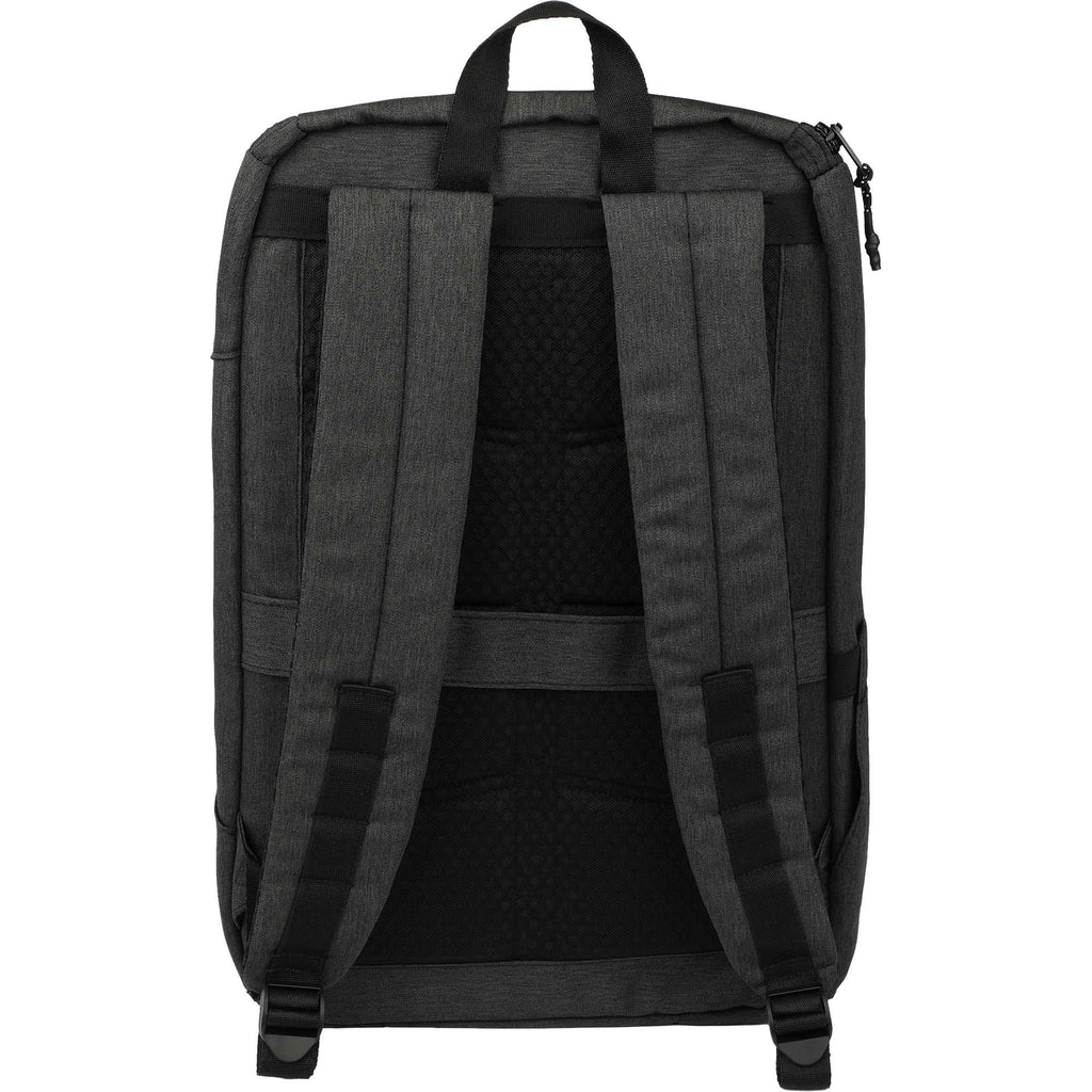 Trails Structured Laptop Backpack, 15 Inch Transfer - Charcoal - Back