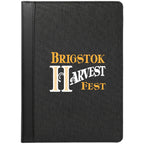 Trails Writing Pad Folio with Organizer Panel, 7 x 10 Inches Transfer - Charcoal - Front