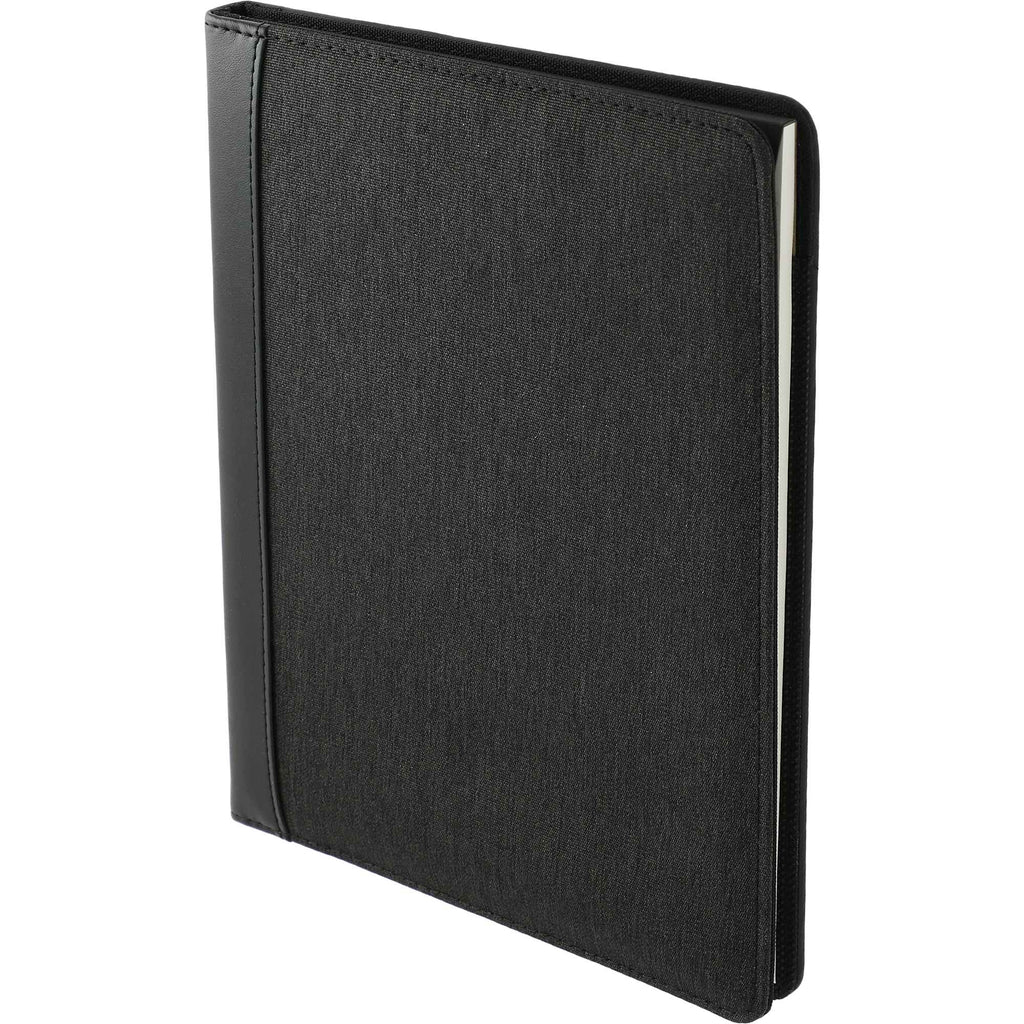 Trails Writing Pad Folio with Organizer Panel, 7 x 10 Inches Transfer - Charcoal - Left Angle 2