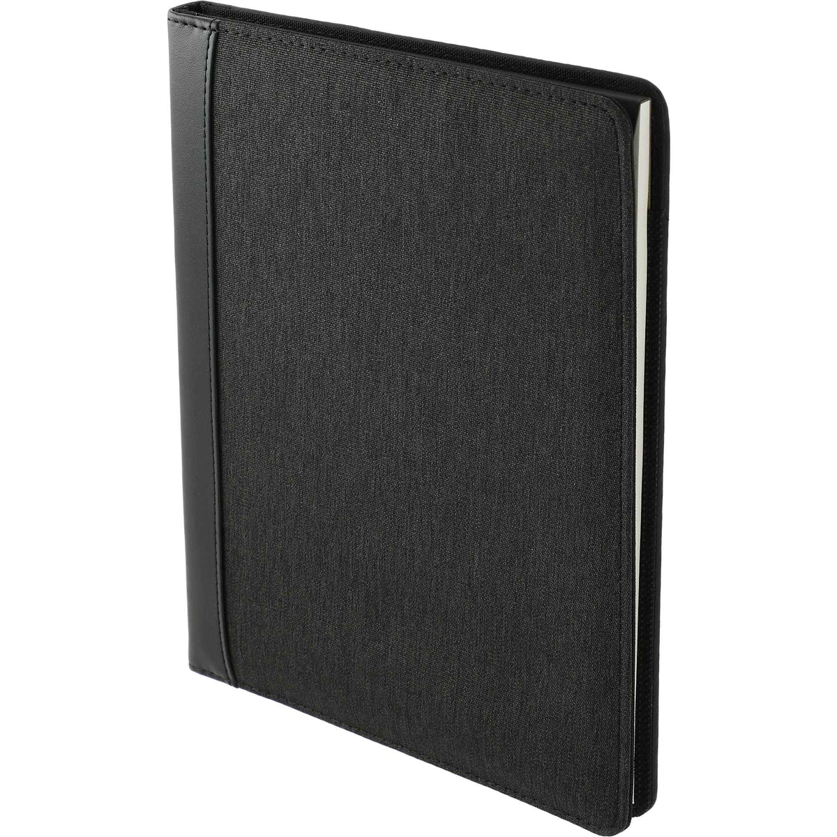 Trails Writing Pad Folio with Organizer Panel, 7 x 10 Inches Transfer - Charcoal - Left Angle 2