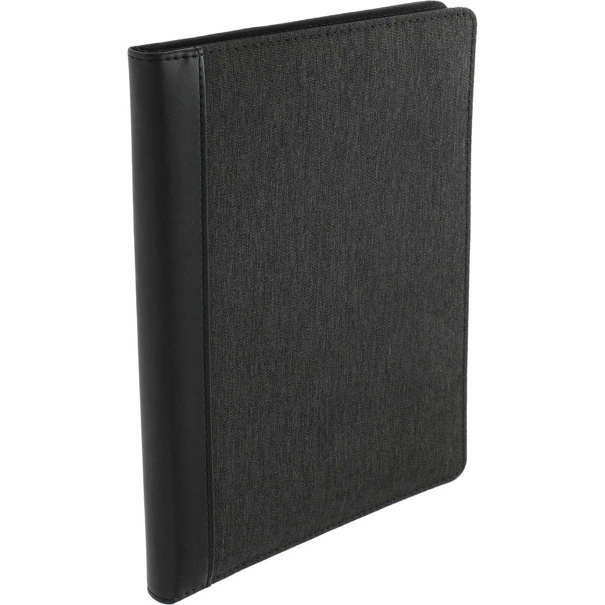 Trails Writing Pad Folio with Organizer Panel, 7 x 10 Inches Transfer - Charcoal - Right Angle 2