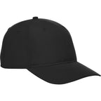 Transcend Lightweight Ball Cap with UPF 40+ Embroidery - Black - Front Flat