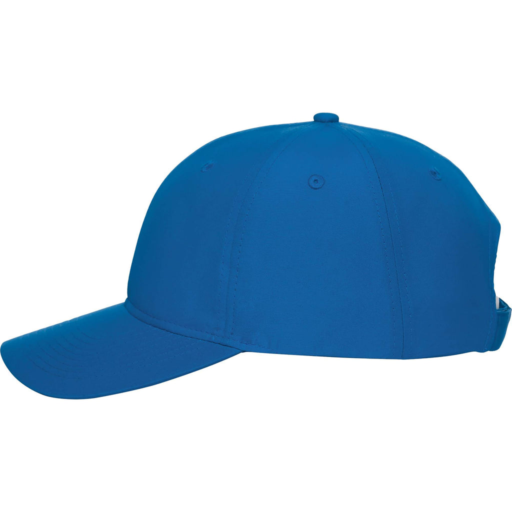 Transcend Lightweight Ball Cap with UPF 40+ Embroidery - Olympic Blue - Left Side