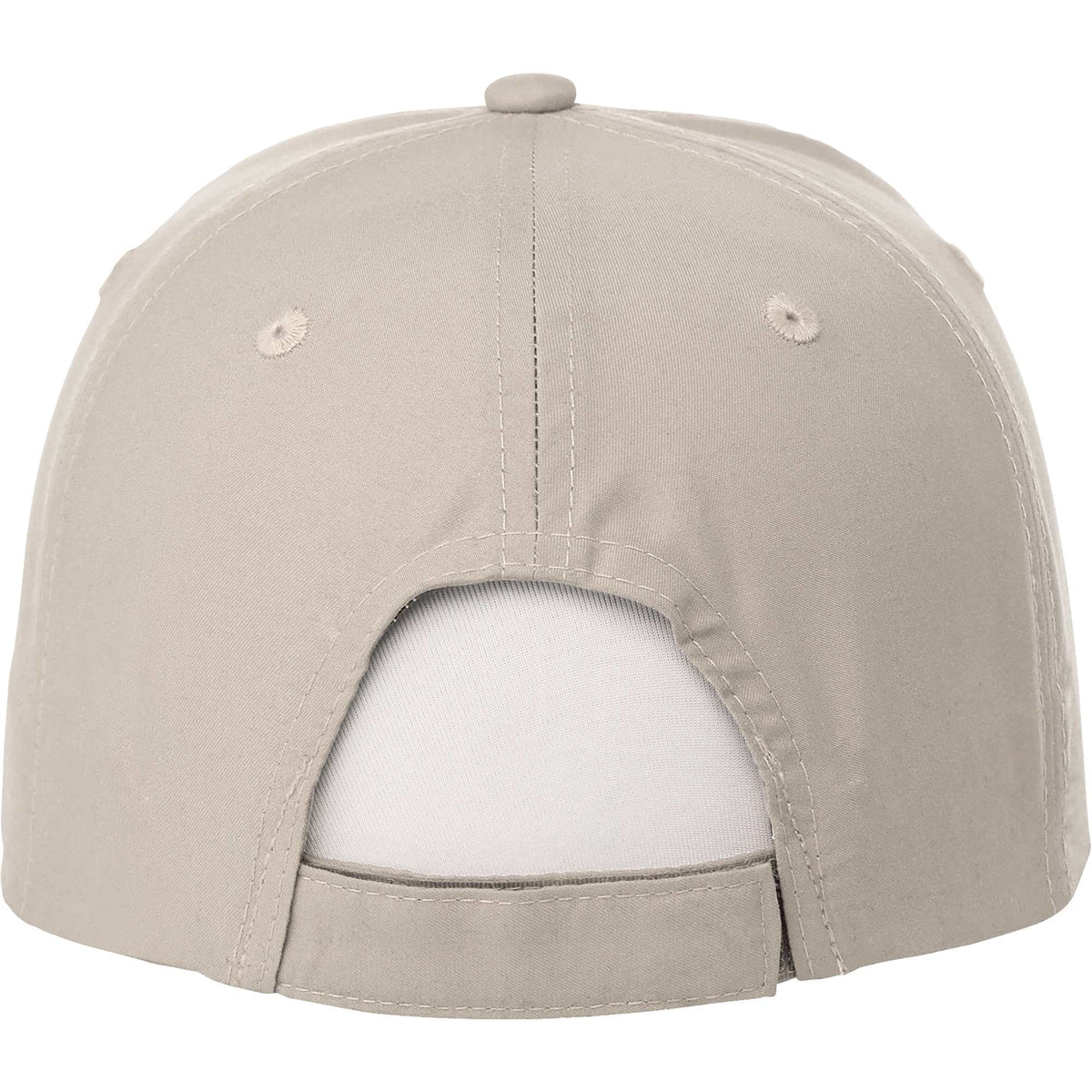 Transcend Lightweight Ball Cap with UPF 40+ Embroidery - Sandstone - Back Flat