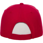 Transcend Lightweight Ball Cap with UPF 40+ Embroidery - Team Red - Back Flat