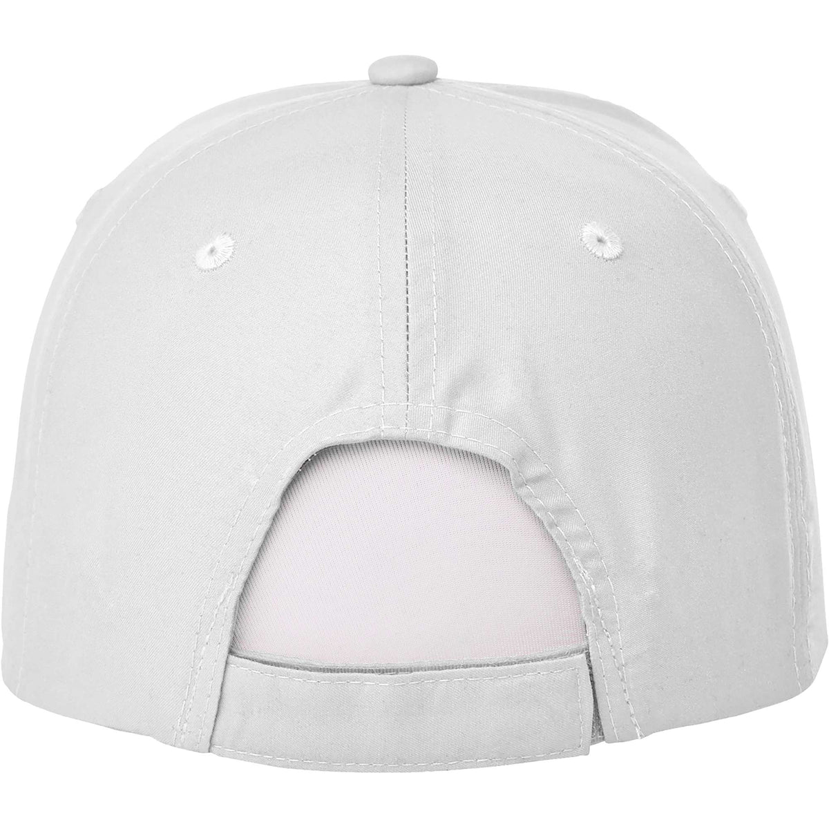Transcend Lightweight Ball Cap with UPF 40+ Embroidery - White - Back Flat