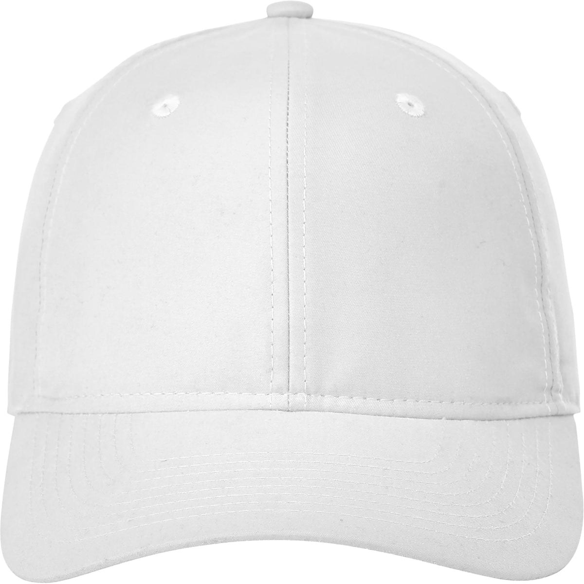 Transcend Lightweight Ball Cap with UPF 40+ Embroidery - White - Front