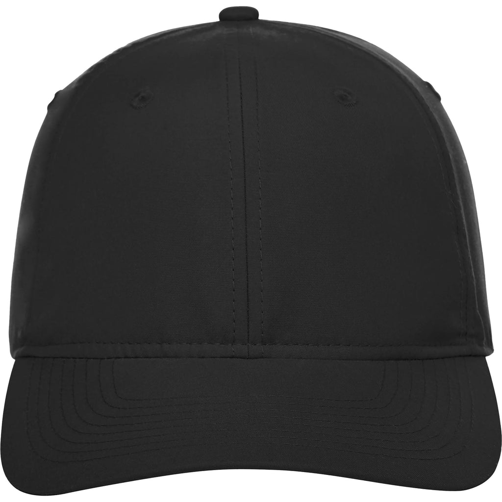 Transcend Lightweight Ball Cap with UPF 40+ Transfer - Black - Front