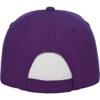 Transcend Lightweight Ball Cap with UPF 40+ Transfer - Purple - Back Flat