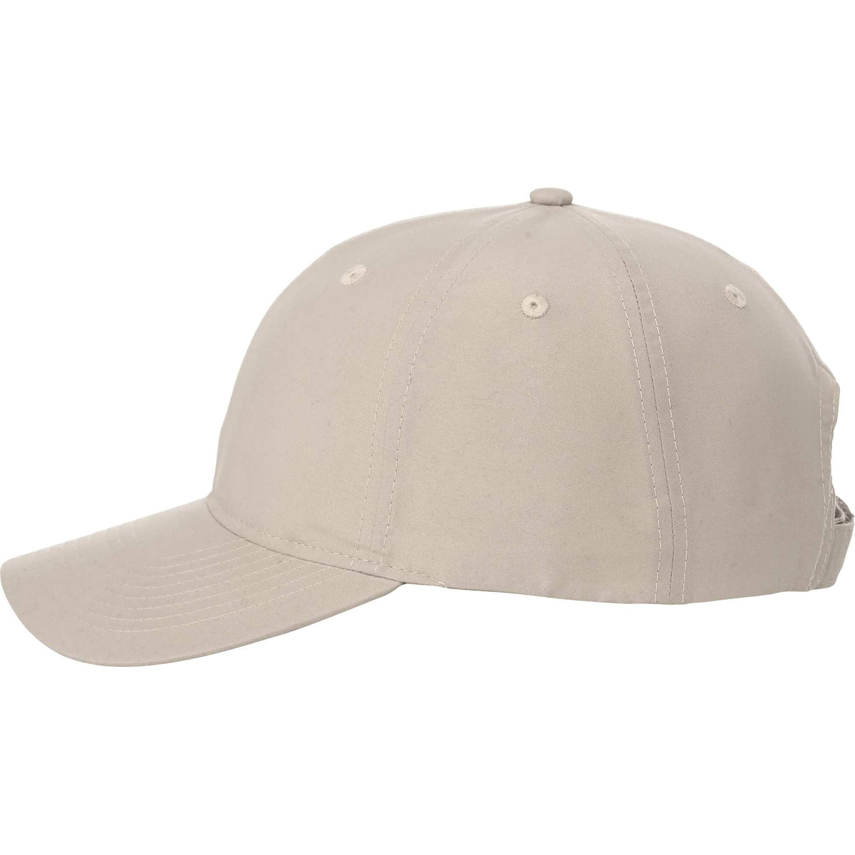 Transcend Lightweight Ball Cap with UPF 40+ Transfer - Sandstone - Left Side