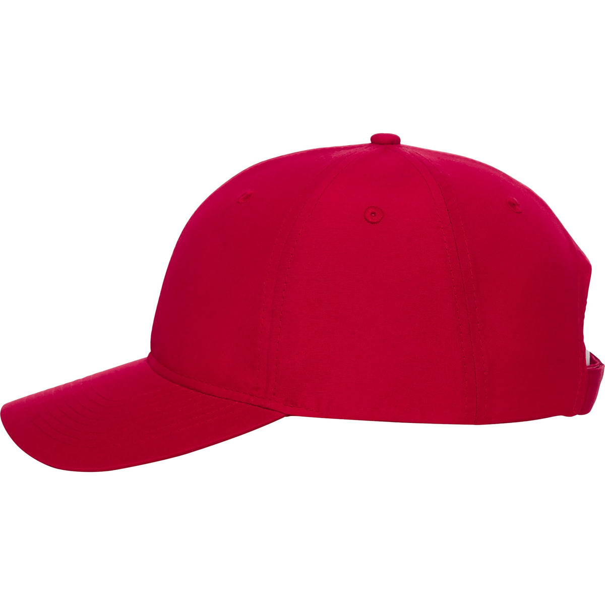 Transcend Lightweight Ball Cap with UPF 40+ Transfer - Team Red - Left Side