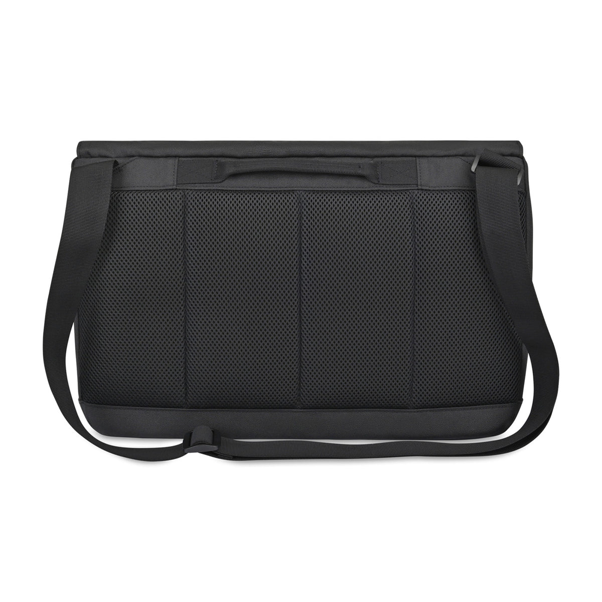 Transit Recycled Laptop Messenger Bag, 16 Inch Embroidery - Black - View 5