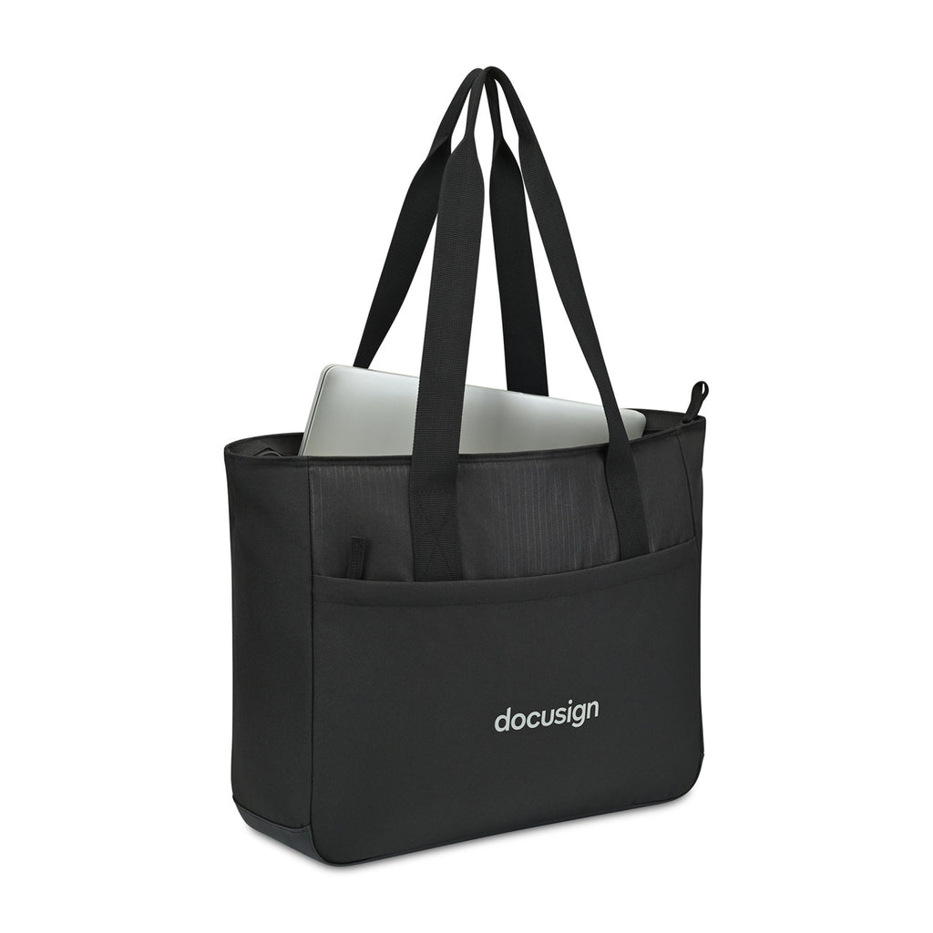 Transit Recycled Laptop Tote, 16 Inch Transfer - Black - View 2