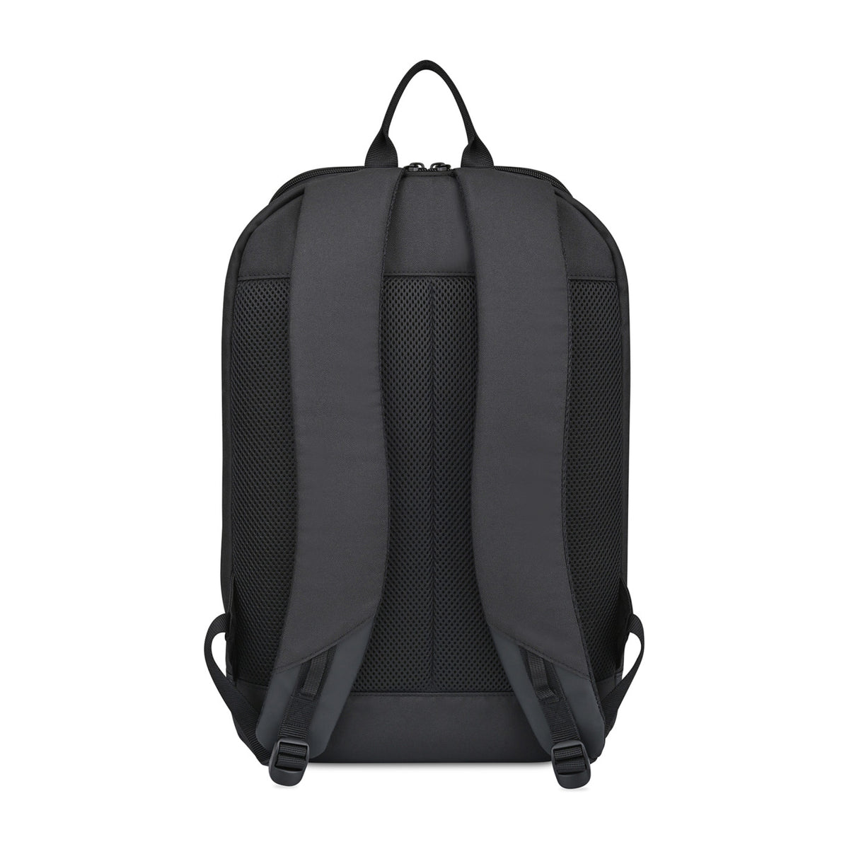 Transit Recycled Slim Laptop Backpack with Slanted Base Embroidery - Black - View 4