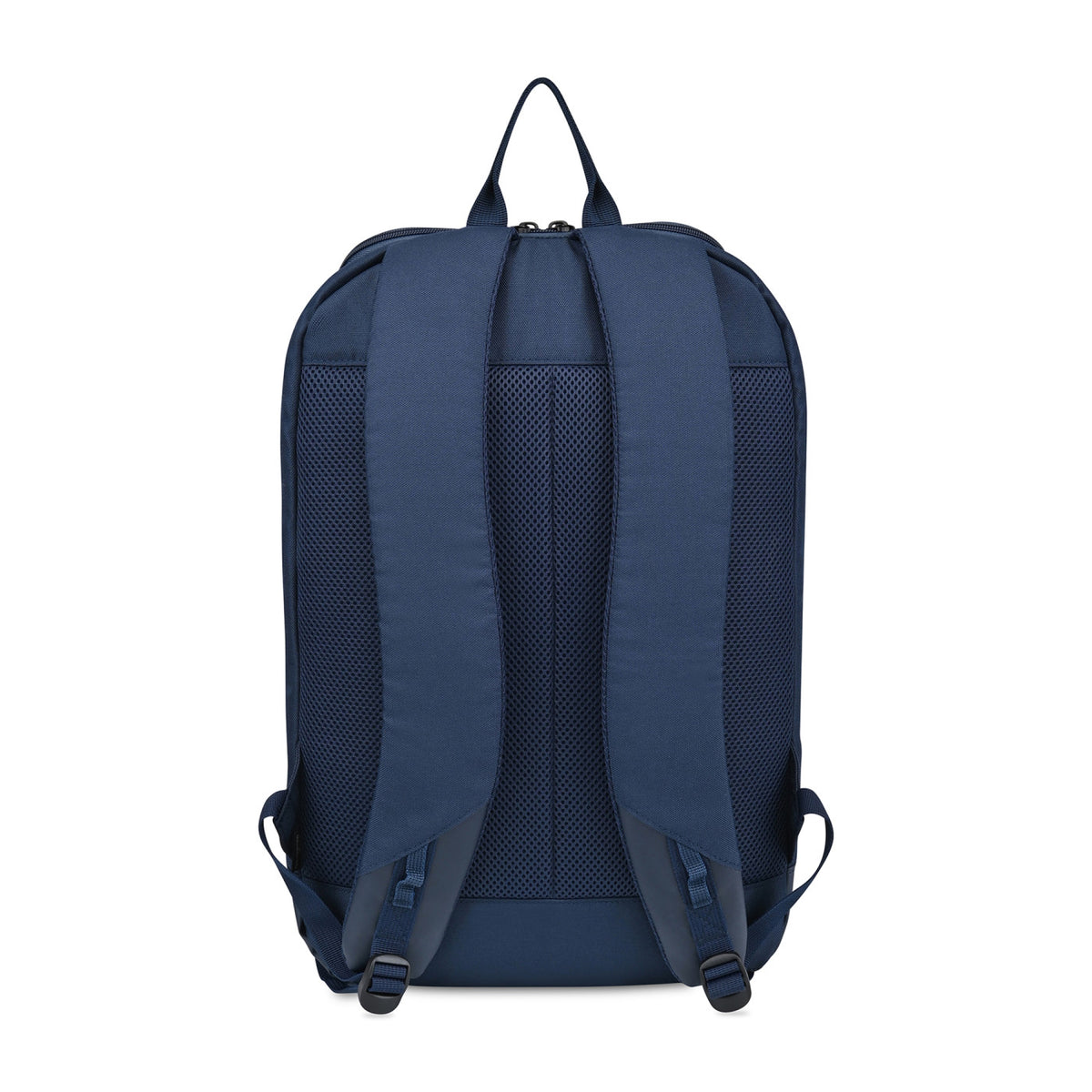 Transit Recycled Slim Laptop Backpack with Slanted Base Embroidery - Navy - View 2