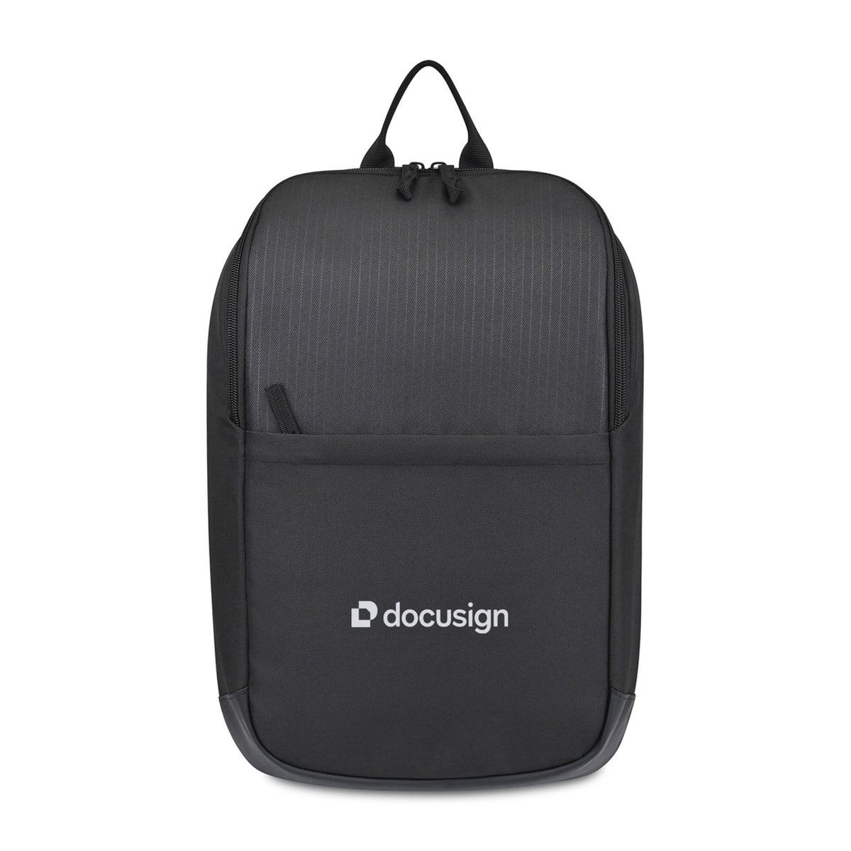 Transit Recycled Slim Laptop Backpack with Slanted Base Transfer - Black - View 1