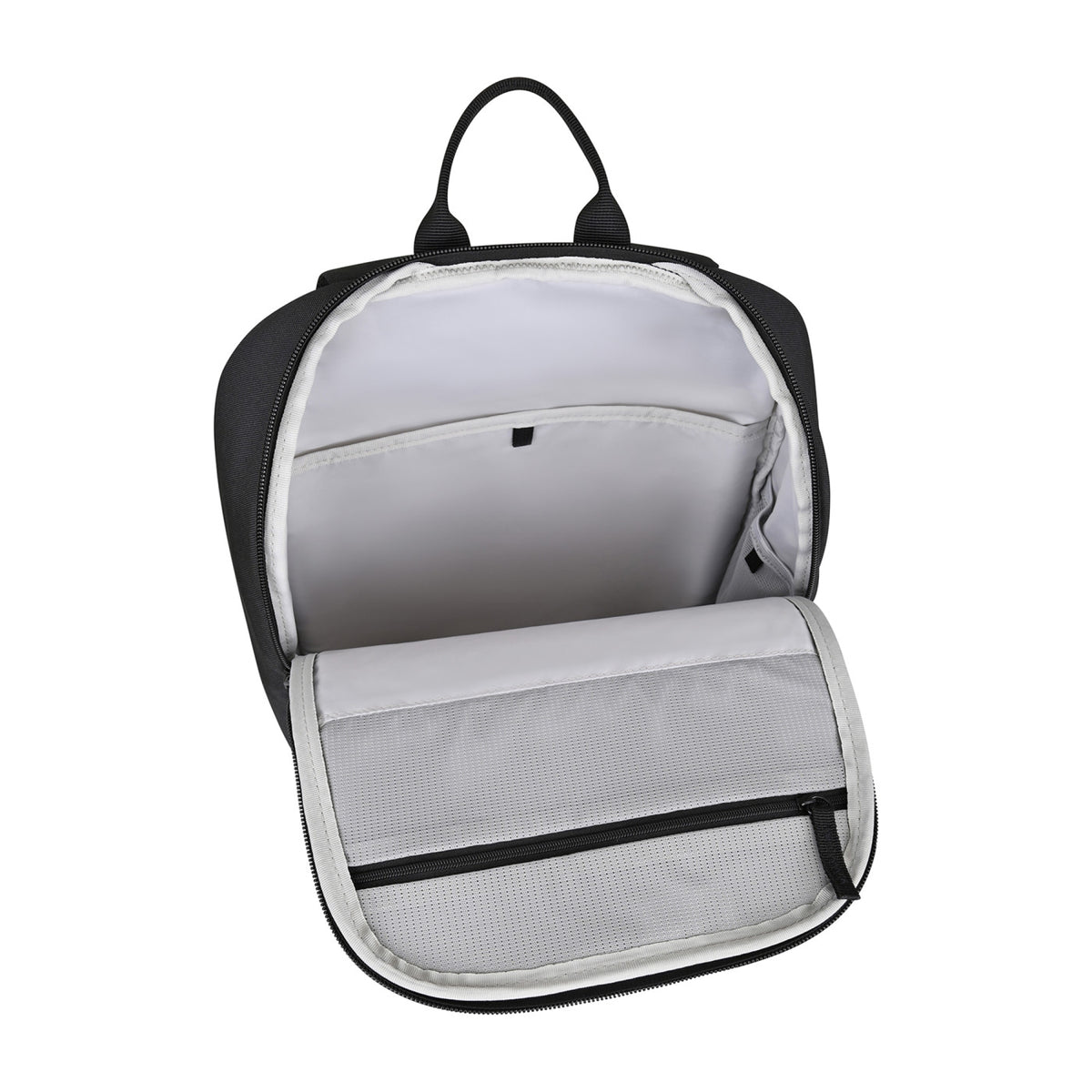 Transit Recycled Slim Laptop Backpack with Slanted Base Transfer - Black - View 3