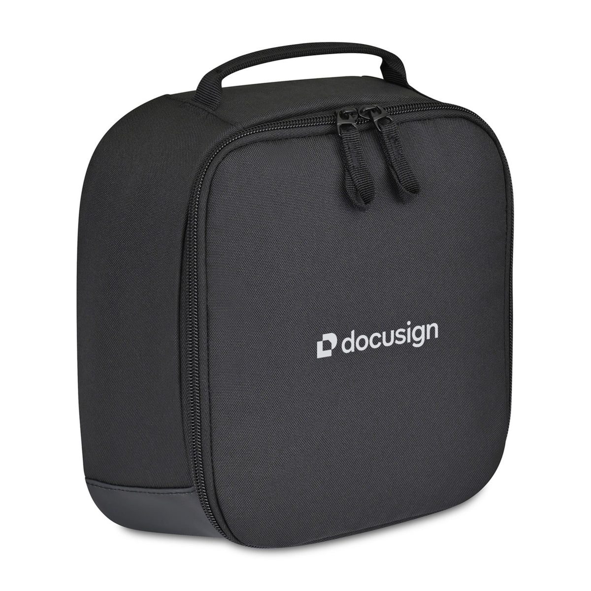 Transit Recycled Toiletry Bag with Wipe-Clean Base Transfer - Black - View 2