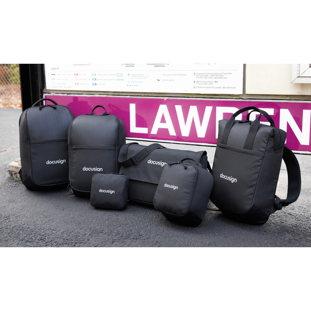 Transit Recycled Toiletry Bag with Wipe-Clean Base Transfer - Black - View 5