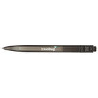 Translucent Gel Pen in Ocean Bound Plastic Full Color - Black - Back