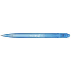Translucent Gel Pen in Ocean Bound Plastic Full Color - Blue - Back
