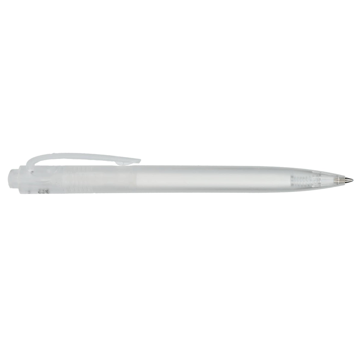 Translucent Gel Pen in Ocean Bound Plastic Full Color - Clear - Right Side