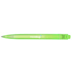Translucent Gel Pen in Ocean Bound Plastic Full Color - Green - Back