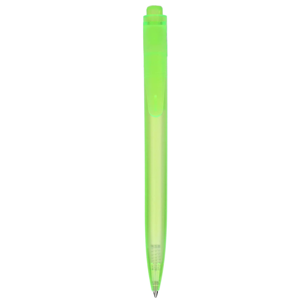 Translucent Gel Pen in Ocean Bound Plastic Full Color - Green - Front