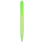 Translucent Gel Pen in Ocean Bound Plastic Full Color - Green - Front