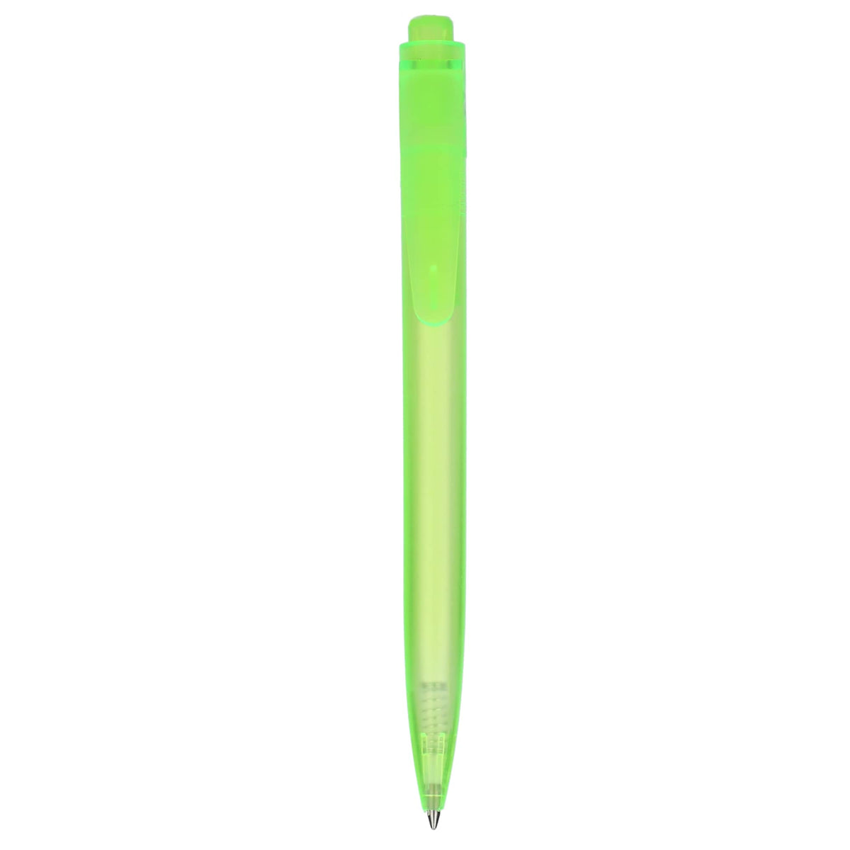 Translucent Gel Pen in Ocean Bound Plastic Full Color - Green - Front