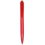 Translucent Gel Pen in Ocean Bound Plastic Full Color - Red - Front