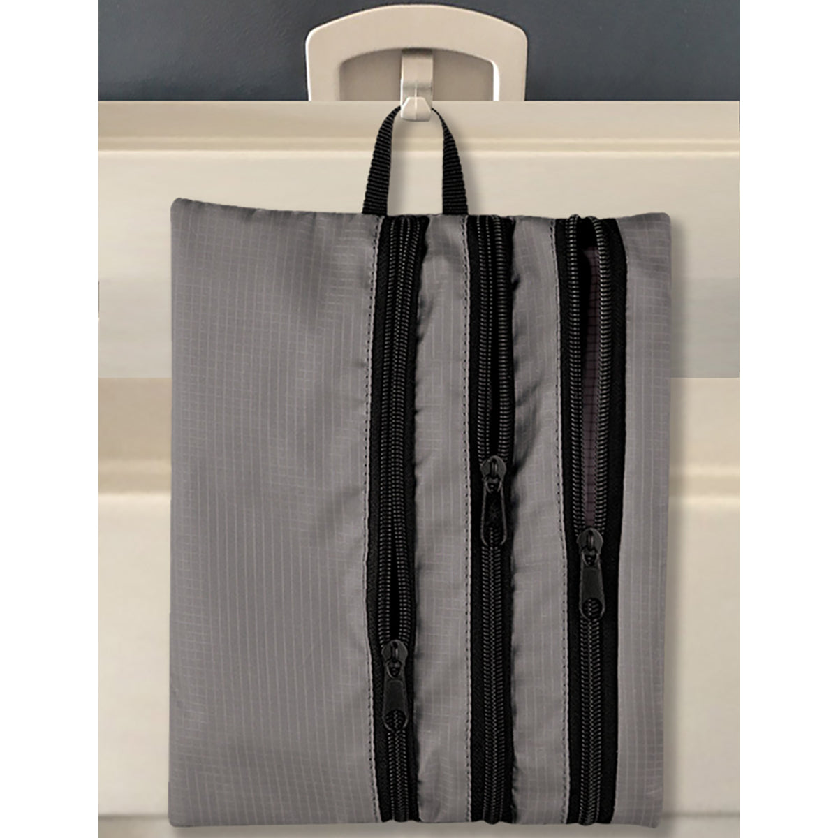 Travel Bag for Tech Accessories - Gray - Inset