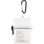 Travel Bingo Game Set with Carabiner Case - Clear - Back