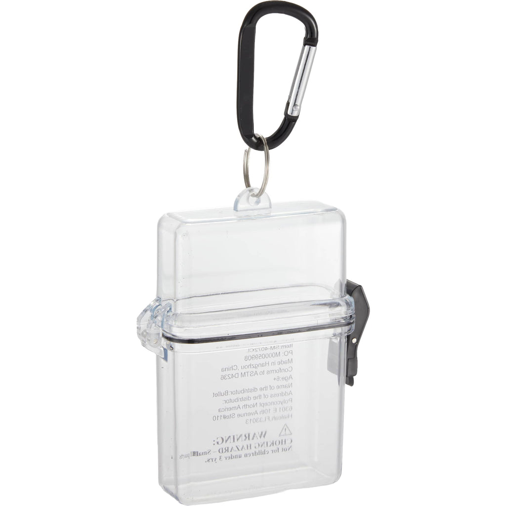 Travel Bingo Game Set with Carabiner Case - Clear - Right Angle