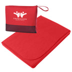 Travel Blanket in Recycled PET - Red - Silk Screen