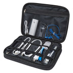 Travel Case for Electronics - Black - Inset