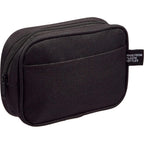 Travel Comfort Kit with Neck Pillow in Recycled Pouch - Black - Right Angle