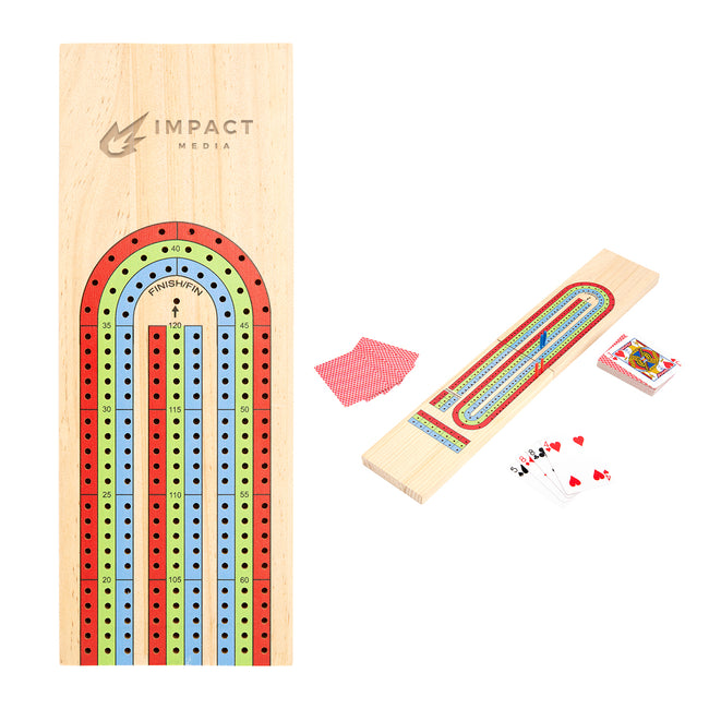 Travel Cribbage Game, Three Track