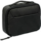 Travel Organizer Pouch in PolyCanvas - Black - Right Angle 2